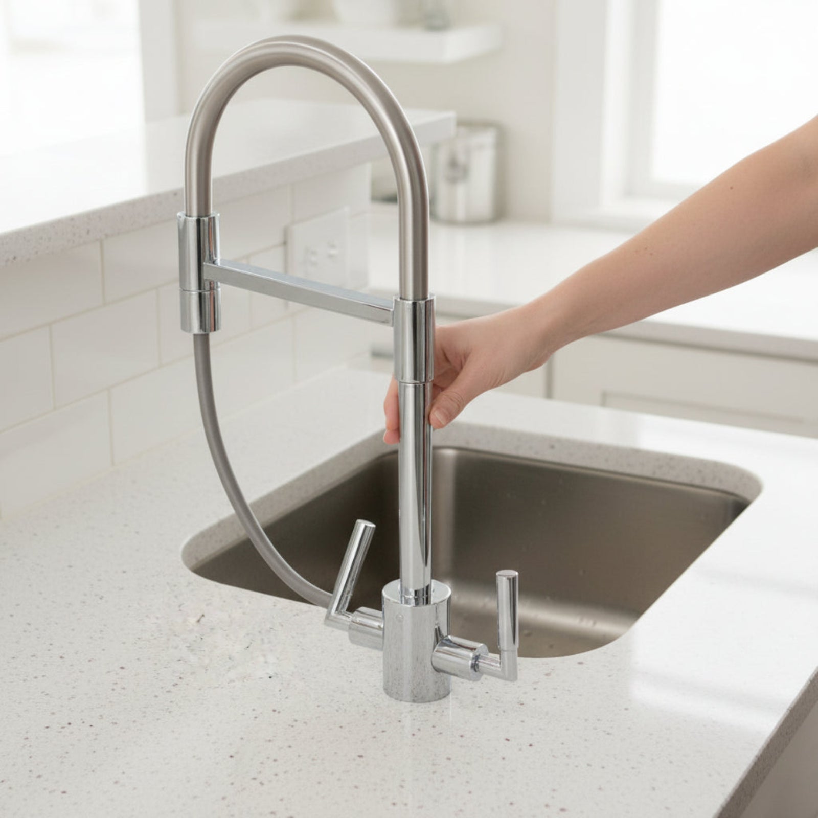 Insinkerator Chrome Boiling Hot Kitchen Sink Kettle Tap & Neo Tank