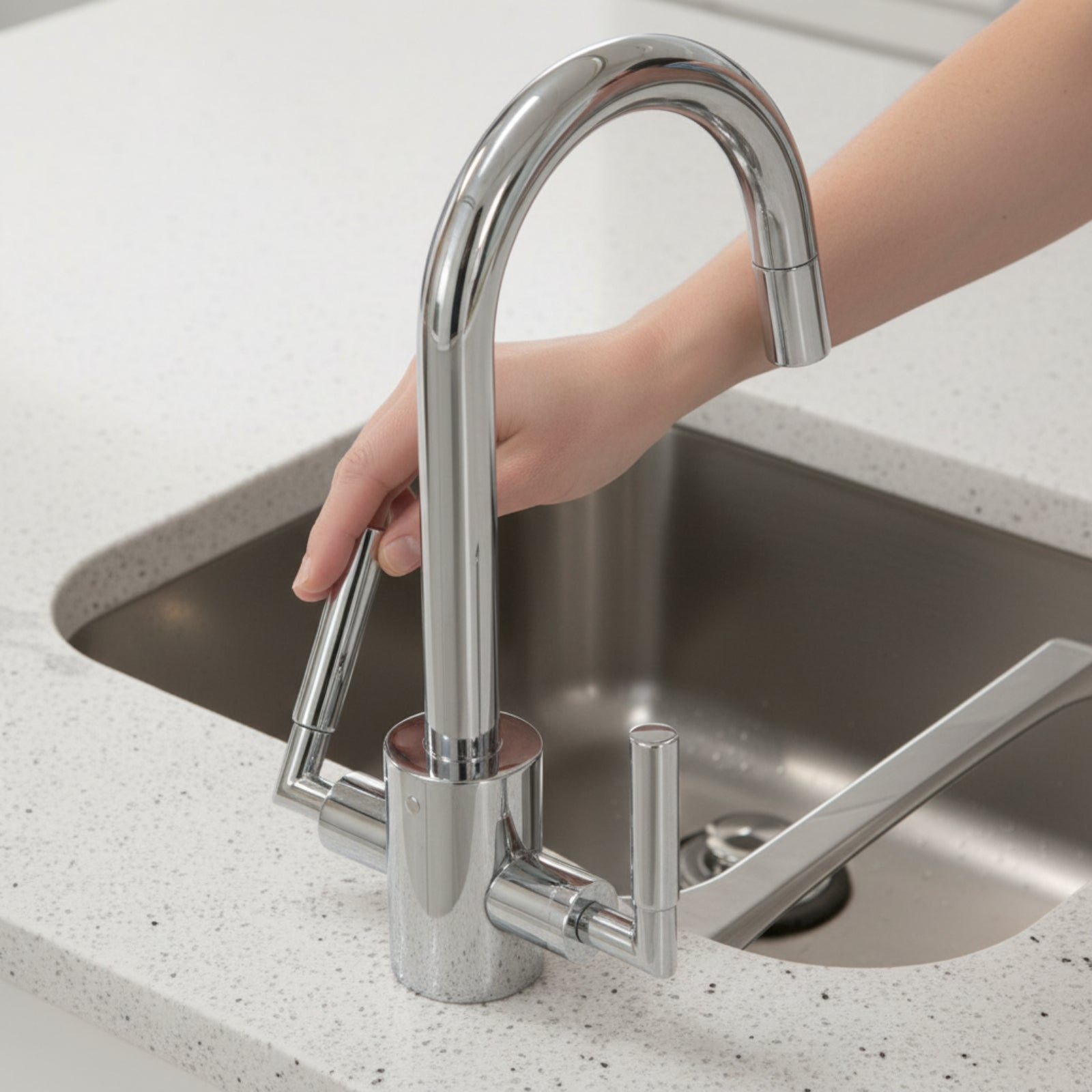 Insinkerator Chrome Boiling Hot Kitchen Sink Kettle Tap NO TANK