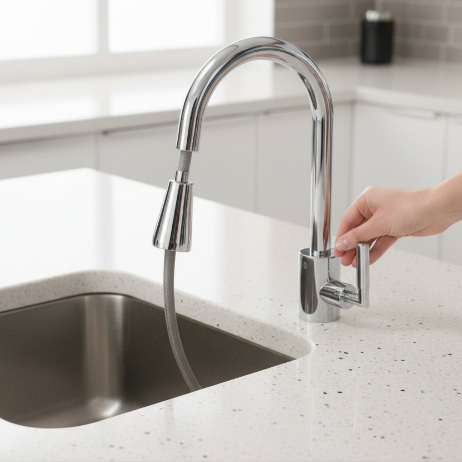 Insinkerator Brushed Steel Boiling Hot Kitchen Sink Kettle Tap NO TANK