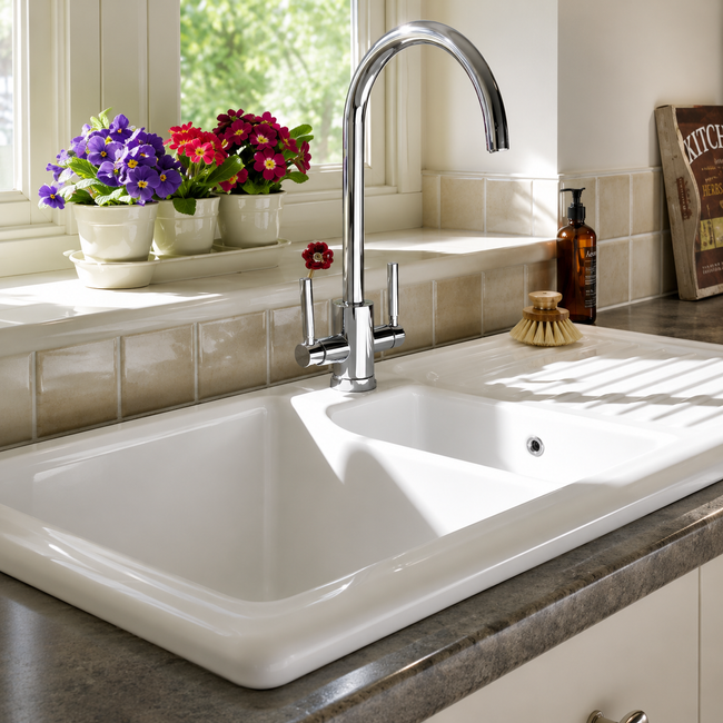 Inset RAK Ceramics Kitchen Sinks