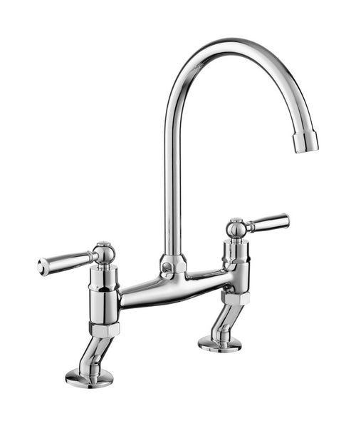 Rangemaster Aquaclassic Belfast Bridge Kitchen Tap - Classic Bridge Mixer