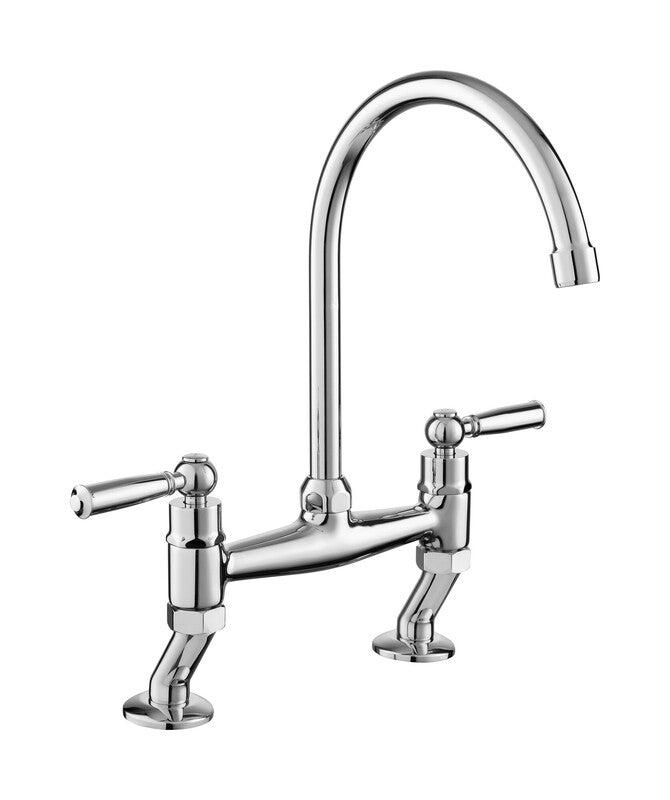 Rangemaster Aquaclassic Belfast Bridge Kitchen Tap - Classic Bridge Mixer