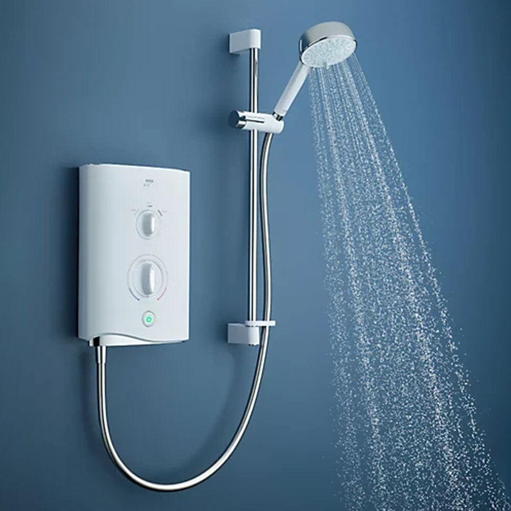 Mira Sport 9.0kW Multi-Fit Chrome & White Electric Shower 1.1746.833