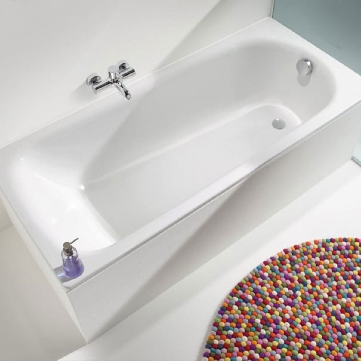 Kaldewei Saniform Plus 1600 x 700mm White 0 Tap Hole Bath