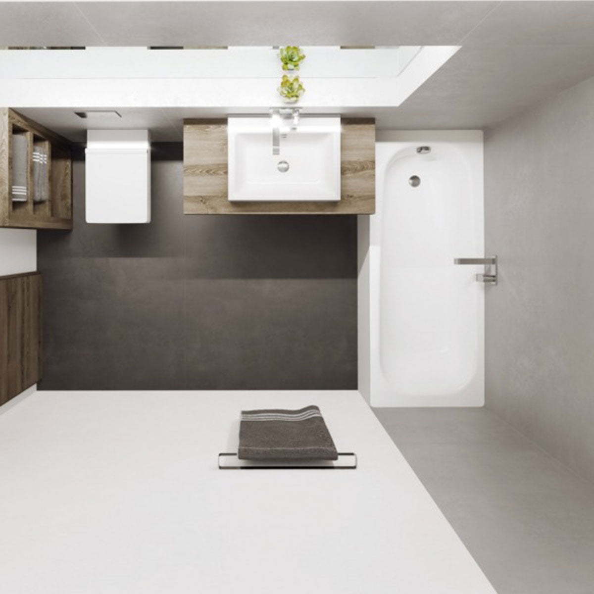 Kaldewei Saniform Plus 1600 x 700mm White 0 Tap Hole Bath