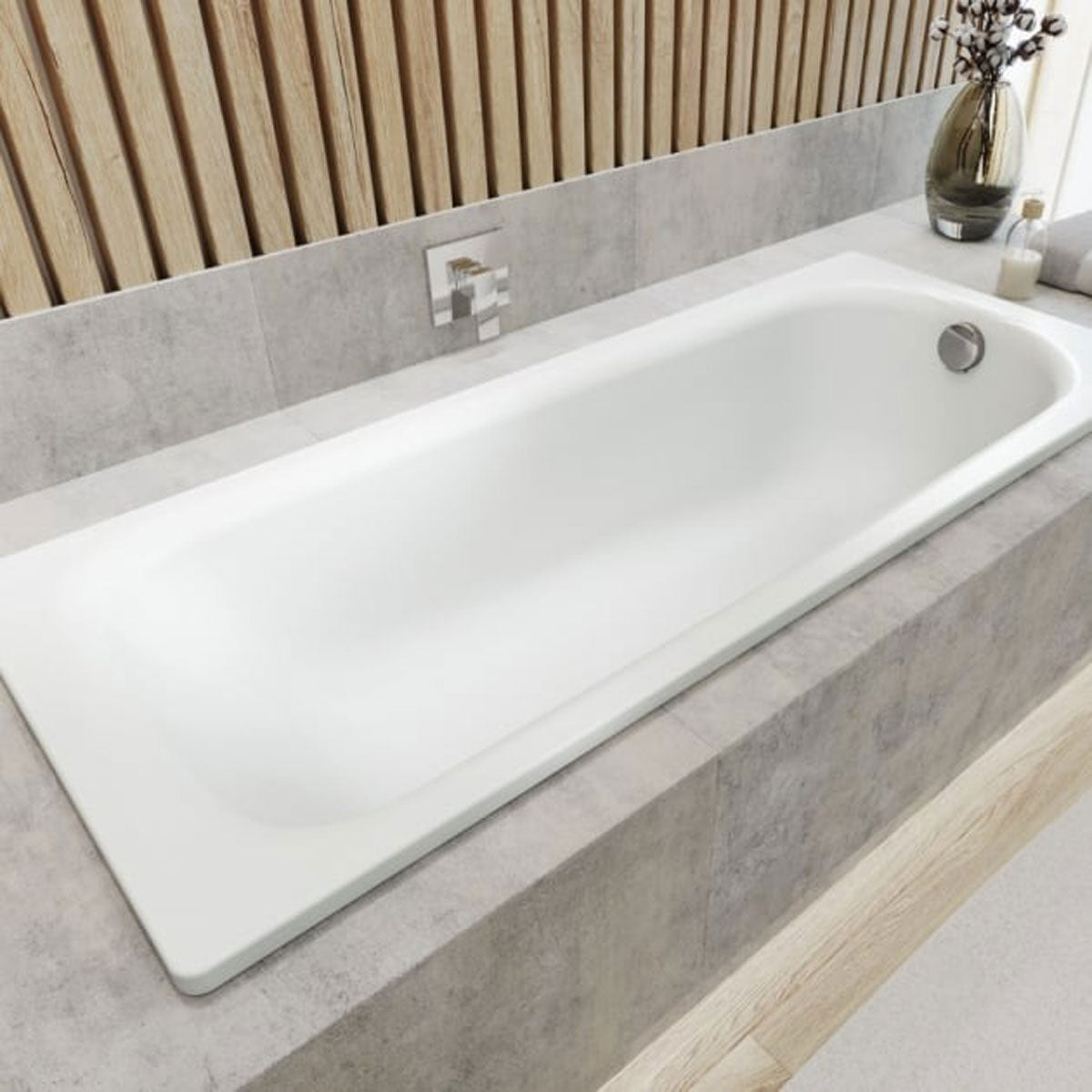 Kaldewei Saniform Plus 1600 x 700mm White 0 Tap Hole Bath