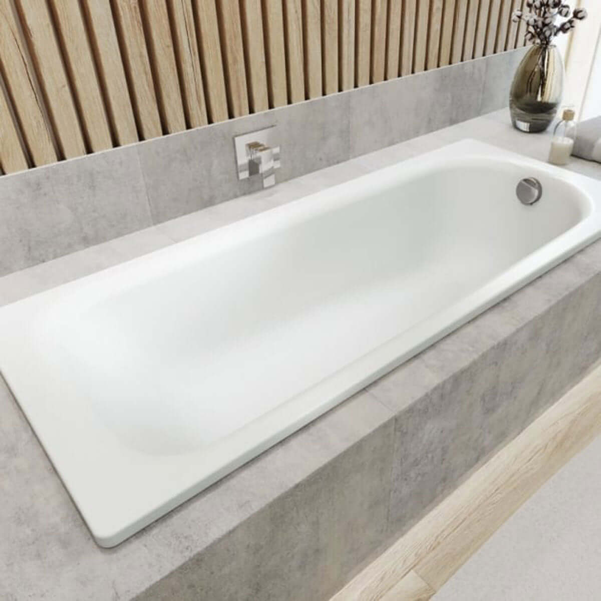 Kaldewei Saniform Plus 1800 x 800mm White 0 Tap Hole Bath