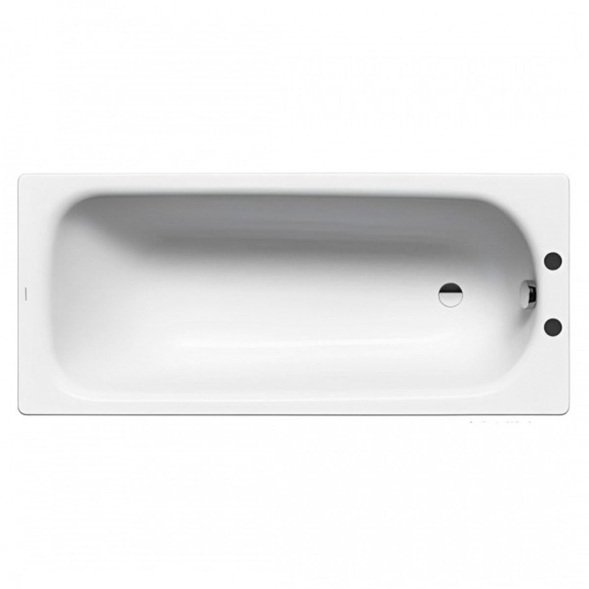 Kaldewei Saniform Plus 1600 x 700mm White 2 Tap Holes Bath