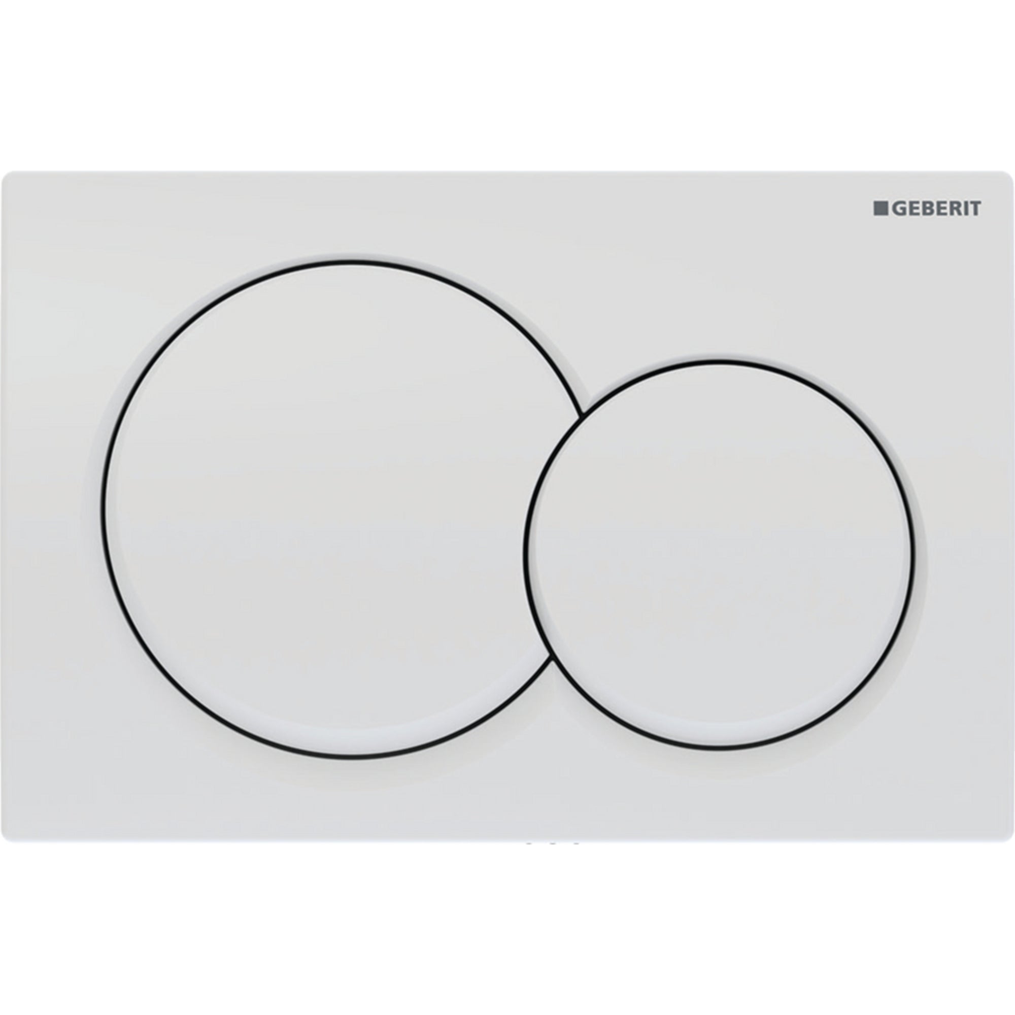 Geberit Alpha01 Round Dual Flush Plate