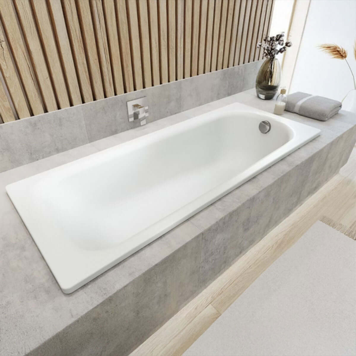 Kaldewei Eurowa 1700 x 700mm White 0 Tap Hole Bath