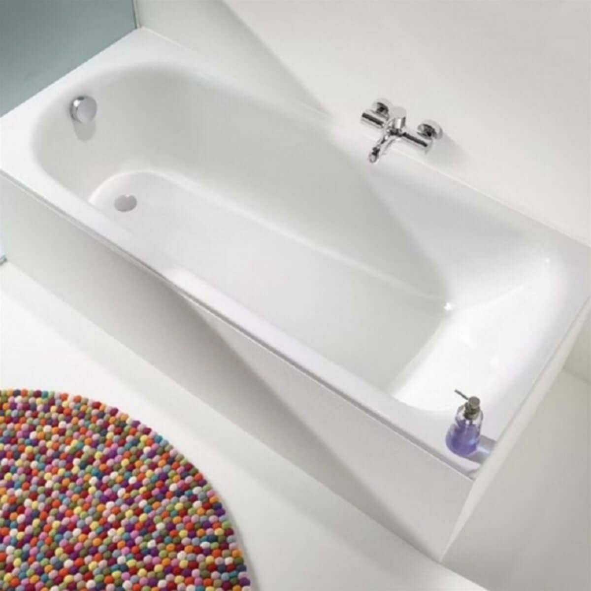 Kaldewei Eurowa White 1500 x 700mm White 0 Tap Hole Bath