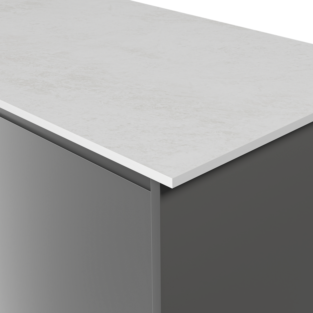 Aria F2255 Polar White - Satin NDF Texture - White Core