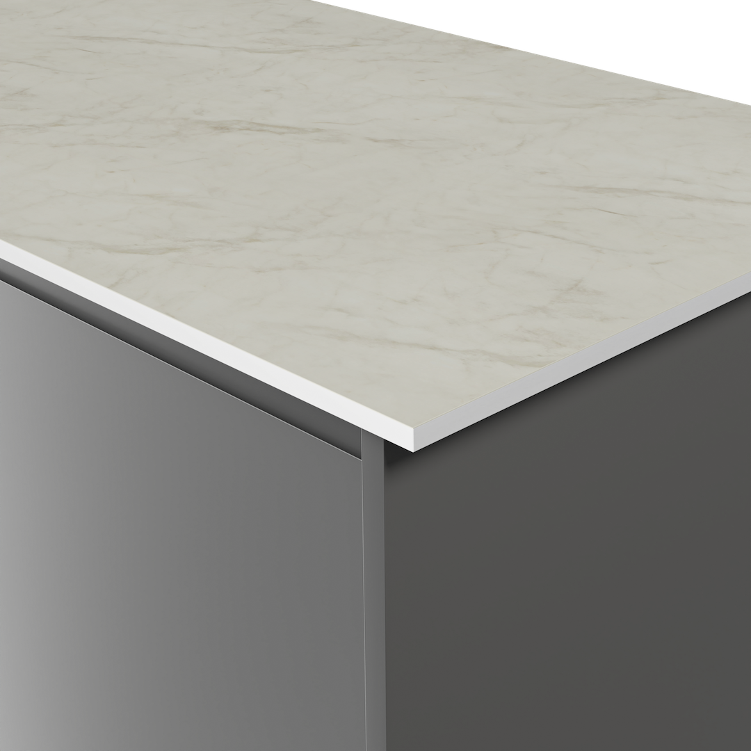 Aria F5018 Calacatta Cava - Satin NDF Texture - White Core