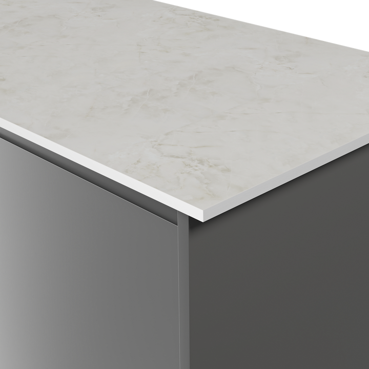 Aria F7408 Ice Onyx - Satin NDF Texture - White Core