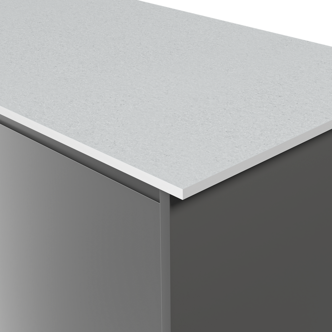 Aria F5212 Ice Quarstone - Riverwash Texture - White Core