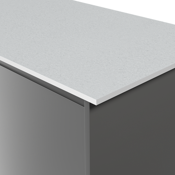 Aria F5212 Ice Quarstone - Riverwash Texture - White Core