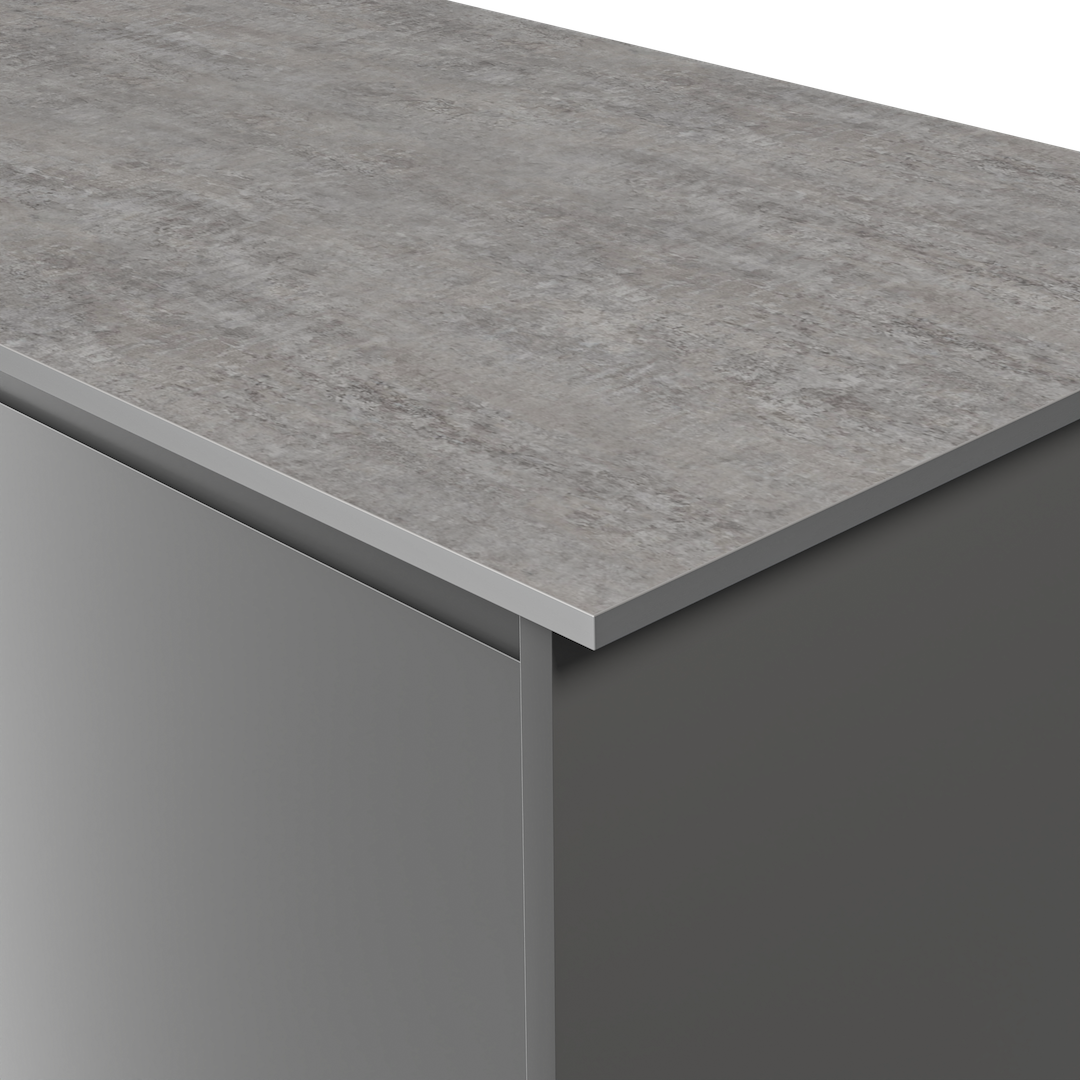 Aria F8830 Elemental Concrete - Scovato Texture - Grey Core
