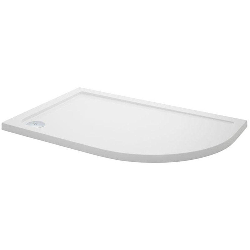 Nuie Pearlstone Offset Quad Low Profile Shower Tray RH 1000x800mm - NTP109