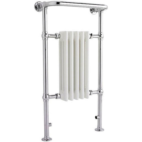 Hudson Reed Harrow 965x540mm White 350W Traditional Heated Towel Rail HTD06