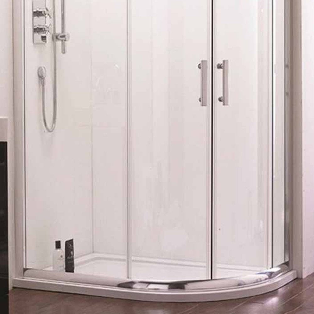 Nuie Pearlstone Offset Quad Low Profile Shower Tray RH 1000x800mm - NTP109