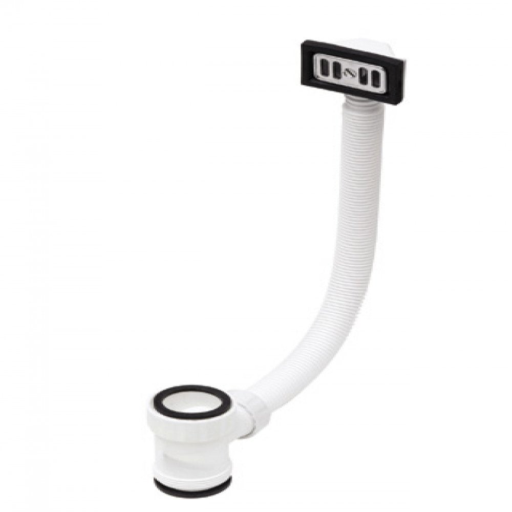 Caple Chrome Square Overflow Waste Pipe Kit CPOF500