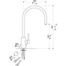 mgs-spin-p-matt-stainless-steel-kitchen-sink-mixer-tap-0150m-