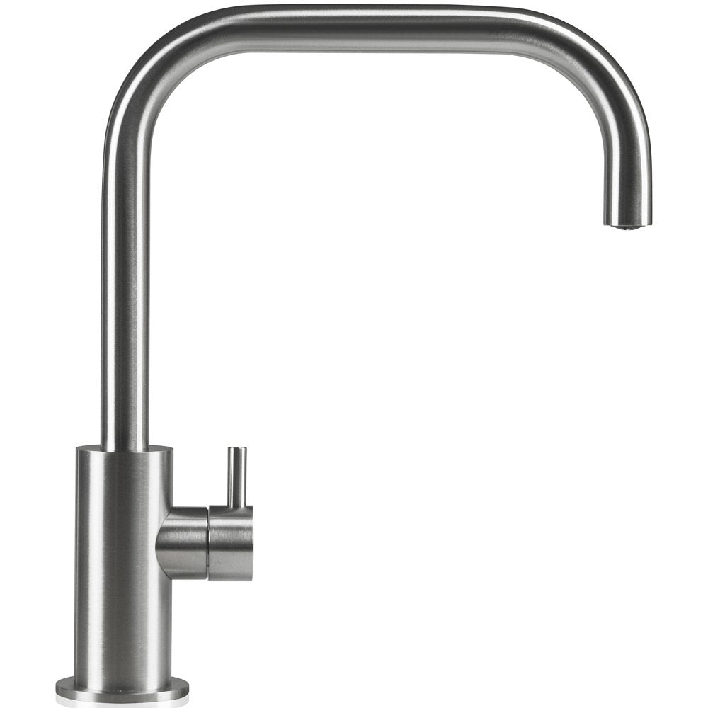 MGS Spin SQ Polished Stainless Steel Kitchen Sink Mixer Tap 0157P