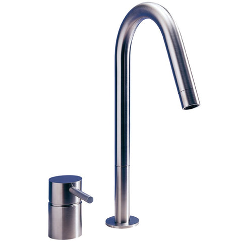 MGS F2 Matt Stainless Steel Kitchen Sink Mixer Tap 0117M