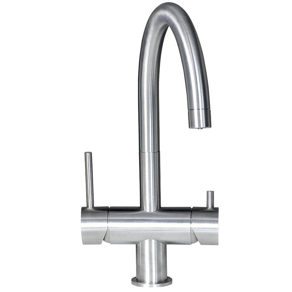 MGS Vela DF Polished Stainless Steel Kitchen Sink Water Filter Tap 0141P