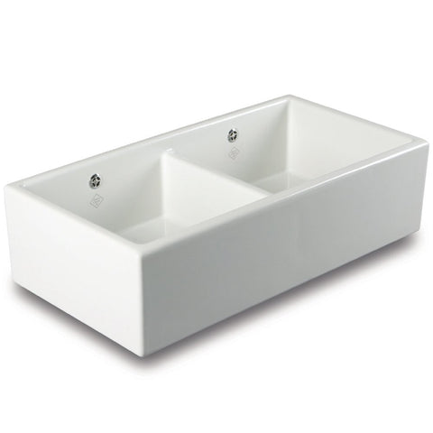 Shaws Classic Shaker 900 2.0 Bowl White Ceramic Belfast Kitchen Sink CLASSSH900W