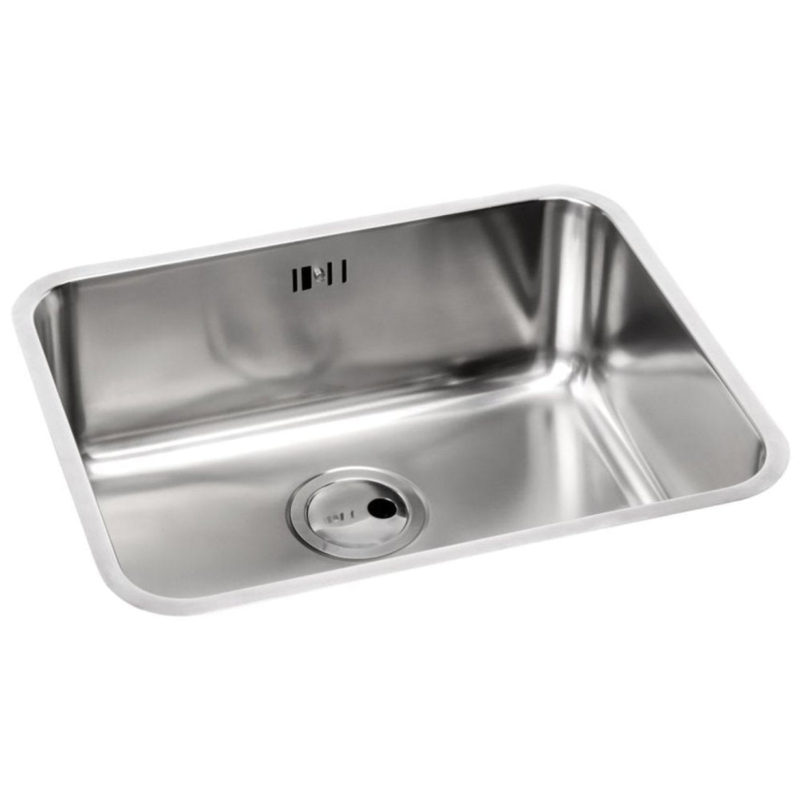 Abode Matrix R50 1.0 Bowl Brushed Stainless Steel Undermount Kitchen Sink AW5015