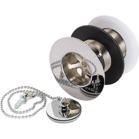 Caple 65mm Chrome Plated Brass Belfast Sink Waste & Plug CAP/SL/CH