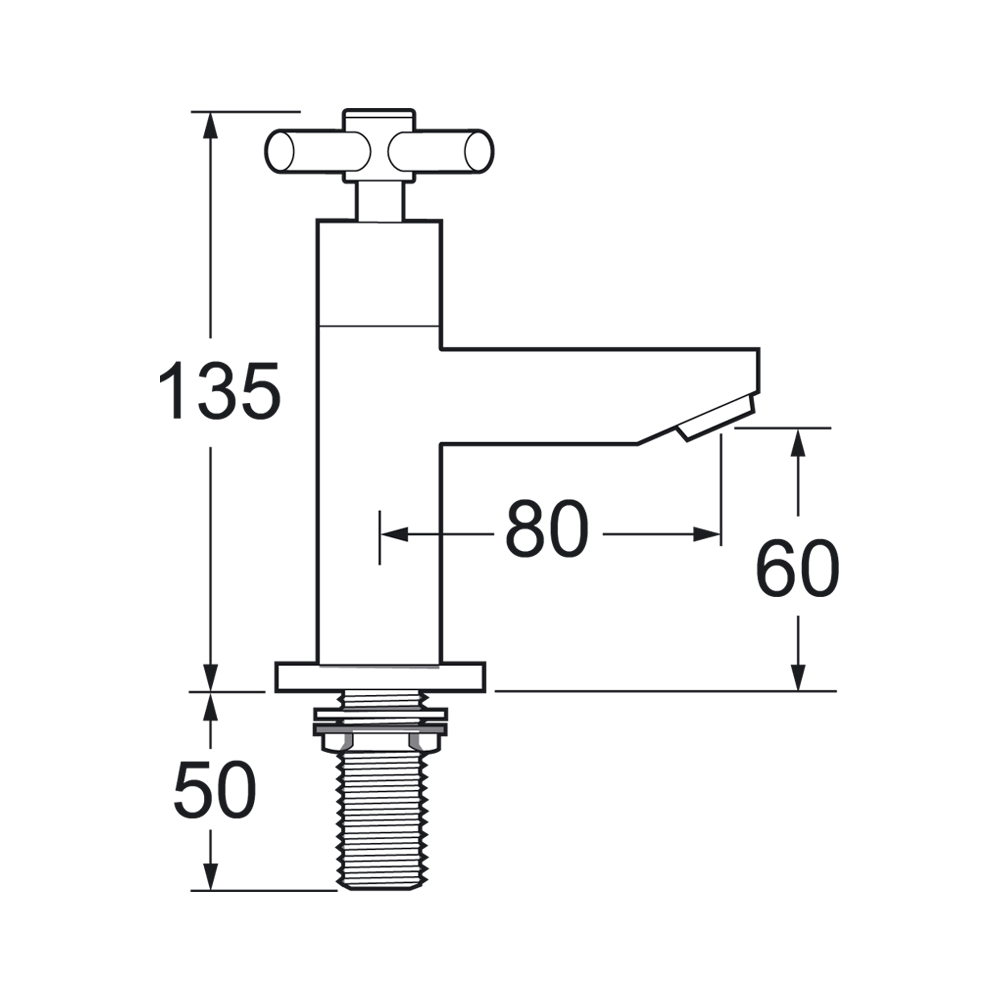 Deva Motif Chrome Bathroom Bath Taps MOT102