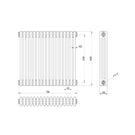 hudson-reed-colosseum-600x786mm-white-950w-3-column-traditional-radiator-hx305-