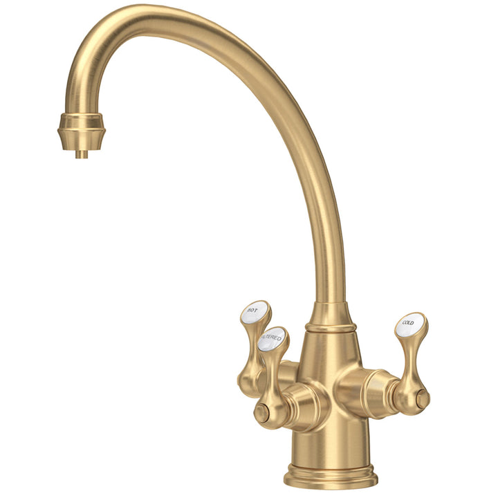 Perrin & Rowe Etruscan Kitchen Sink Filtar Mixer Tap 1420 Series