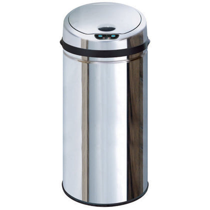 inmotion-42l-chrome-stainless-steel-auto-sensor-kitchen-waste-dust-bin-