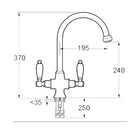 deva-georgian-bronze-twin-lever-kitchen-sink-mixer-tap-sm056-bz-