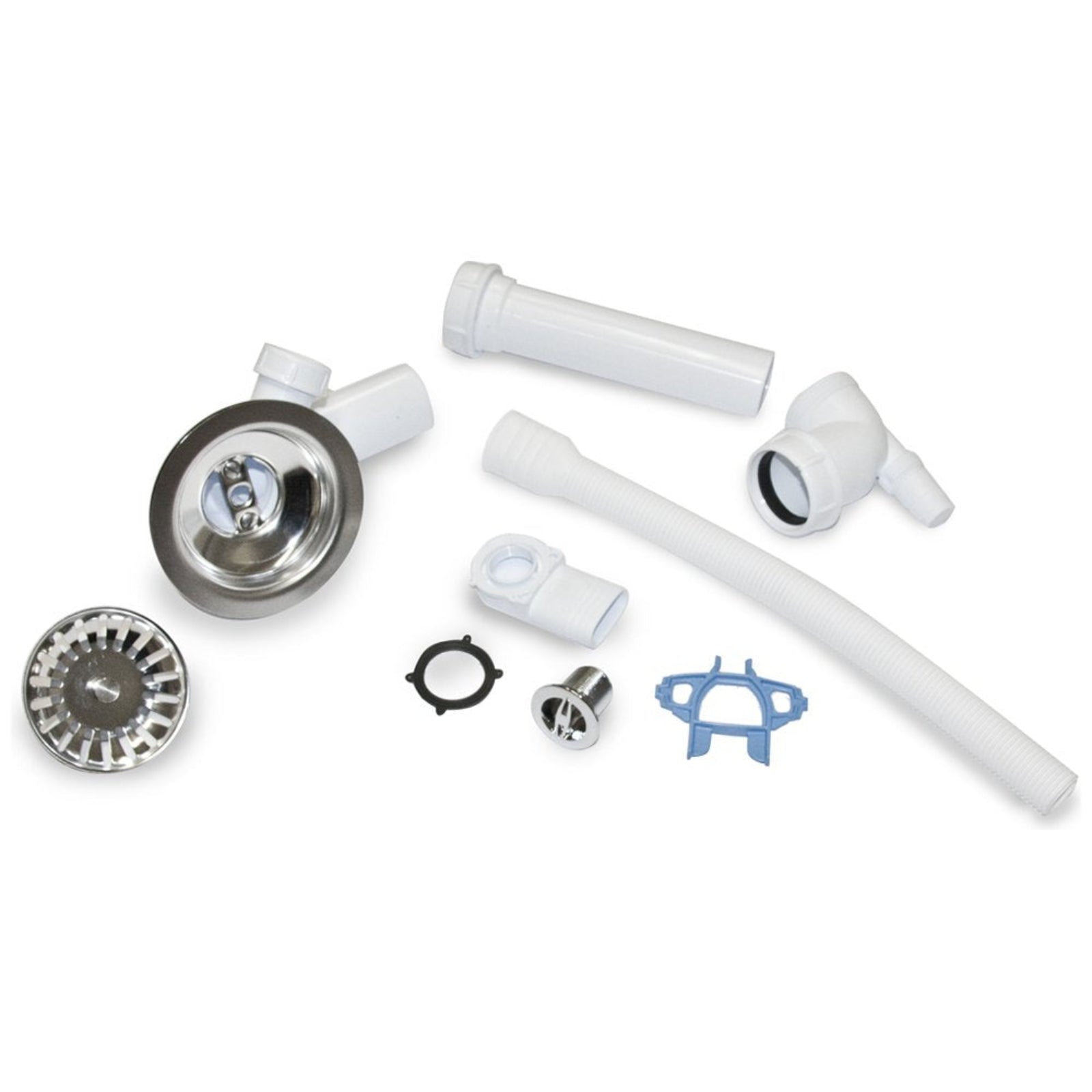 Villeroy & Boch Chrome Kitchen Sink Basket Strainer Waste Kit