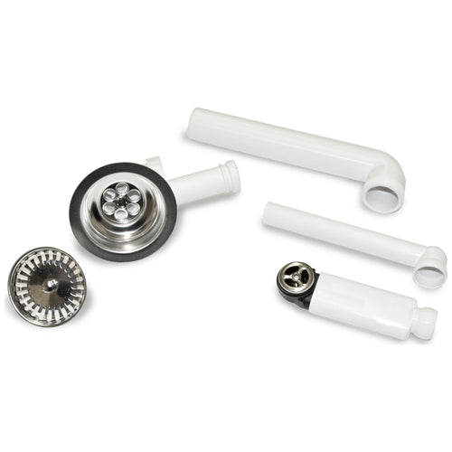 Villeroy & Boch Chrome Kitchen Sink Basket Strainer Waste Kit 8276 00 61