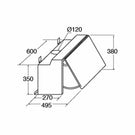 cda-integrated-hood-600mm-wide-3-speed---metallic-silver-ein60si-