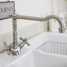 astini-traditional-brushed-steel-twin-handle-kitchen-sink-mixer-tap-25411bs-