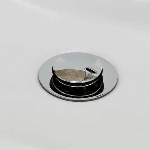 Universal Chrome Slotted Click Clack Popup Basin Waste (With Overflow) CCE