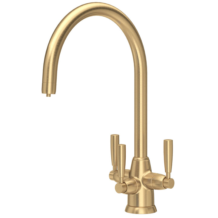Perrin & Rowe Langbourn Three Lever Sink Mixer Filter Tap 1480 Series