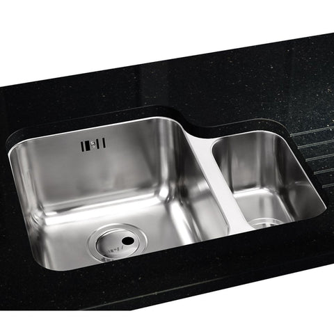 Abode Matrix R50 1.5 Bowl Brushed Stainless Steel Undermount Kitchen Sink