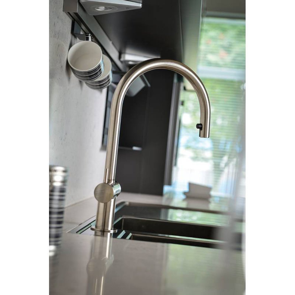 Abode Hesta Pull Out Rinser Kitchen Sink Mixer Tap