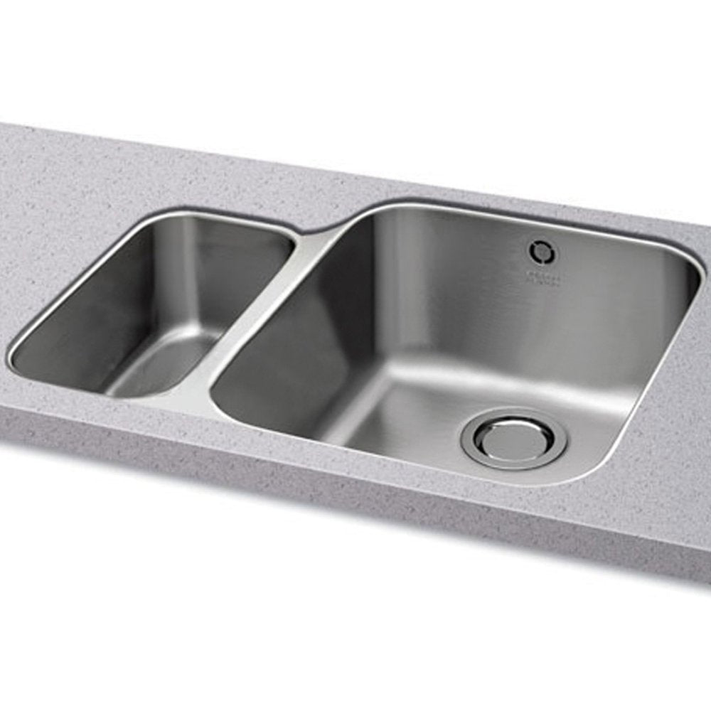 Carron Phoenix Ibis 150u Undermount Stainless Steel Kitchen Sink & Waste LHSB