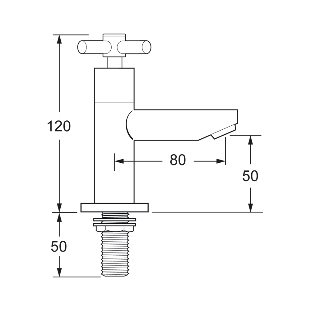 Deva Motif Chrome Bathroom Basin Taps MOT101
