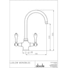 abode-ludlow-brushed-nickel-twin-lever-kitchen-sink-mixer-tap-2