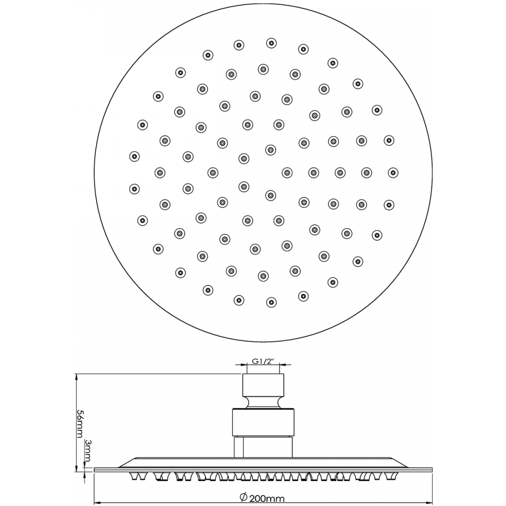 Torc Concealed Crosshead Chrome Thermostatic Shower with Body Jets