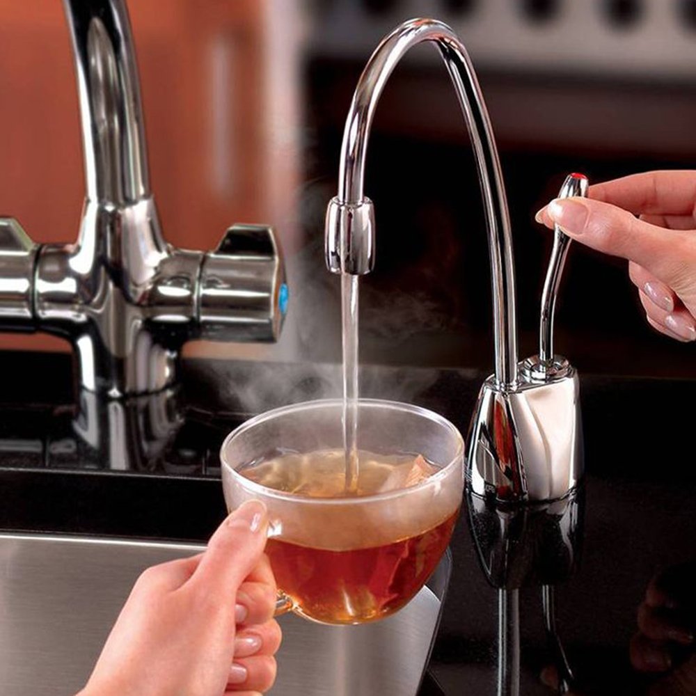 Insinkerator Chrome Boiling Hot Kitchen Sink Kettle Tap & Neo Tank GN1100C (P)